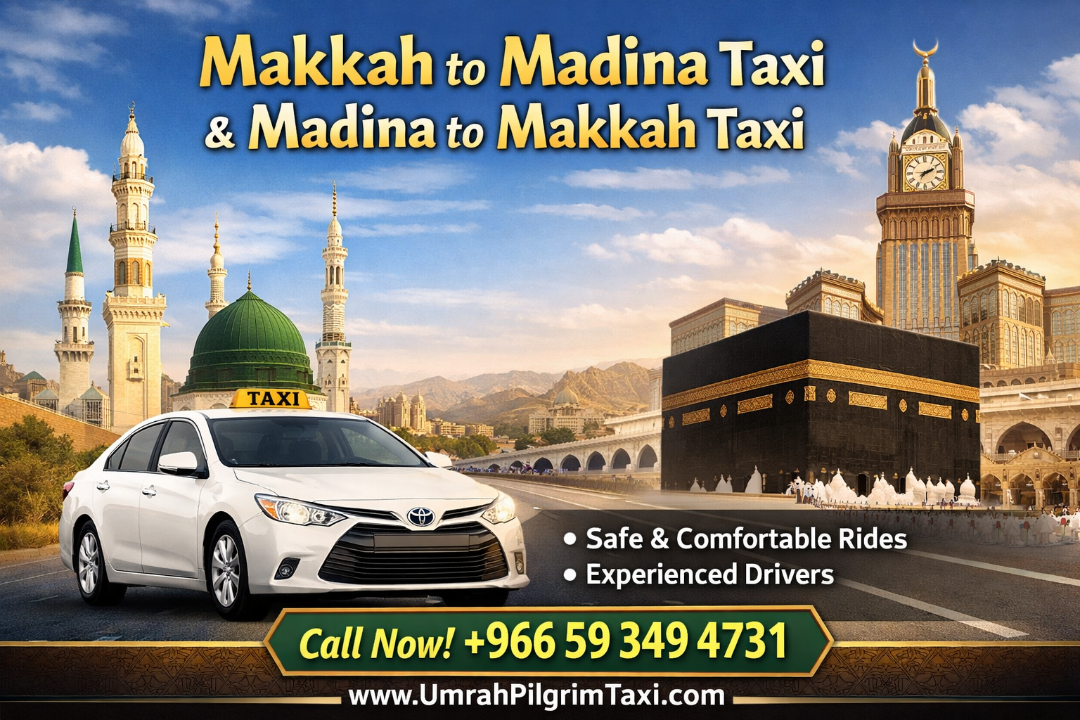makkah to madina taxi